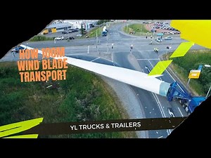 How wind blade transports? Transporting 100m Wind Blades: Engineering Marvel on the Road!
