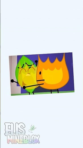[ #FIREAFY ] - My Love Танюха Meme - FT. Leafy & Firey - BFDI - | Elis Mineblox - #animation #bfdi