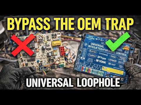 How Smart HVAC Techs Are Bypassing The OEM Board Trap (The Universal Board Loophole)