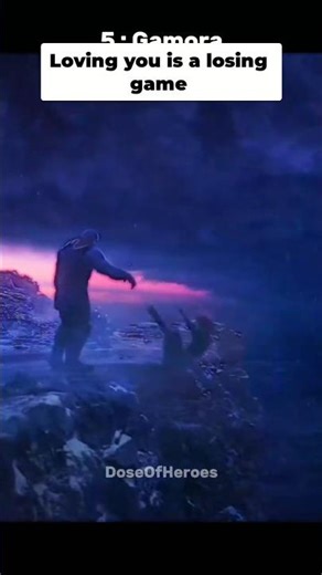 Loving you was a losing game... 💔 #Marvel #Gamora