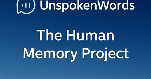 UnspokenWords – The Human Memory Project by Paride Boccellari – UnspokenWords - Indiegogo