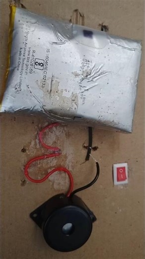 Battery spinning viral project. Dc Motor #technology