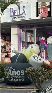 Rude Inflatable Figure Causes Chaos Outside Shop 😂