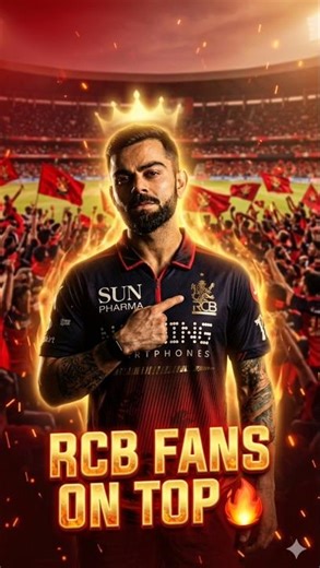 RCB Fans On Top 🔥