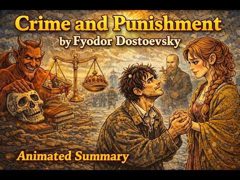 Animated summary of Crime and Punishment by Fyodor Dostoevsky