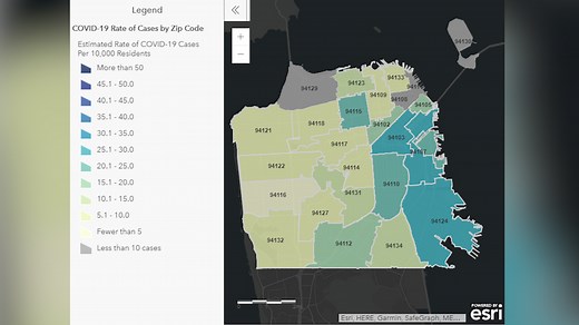 Coronavirus map: San Francisco data shows which neighborhoods have been hit hardest by COVID-19
