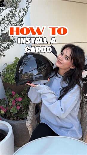 Sidney Marie ♡༄ ✧.* | Cardo Installation tutorial on a full face helmet (mine is the Scorpion Exo Evo-1400 Evo 2) Definitely a tedious process, but simple at... | Instagram