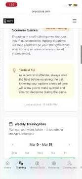ONYX Soccer Development App - Overview