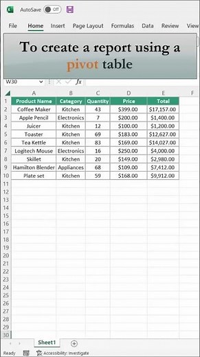 How to Create Pivot Table in Excel | Step-by-Step Beginner Guide