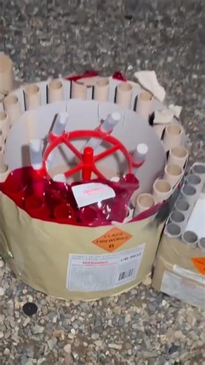 Crazy firework launch!!