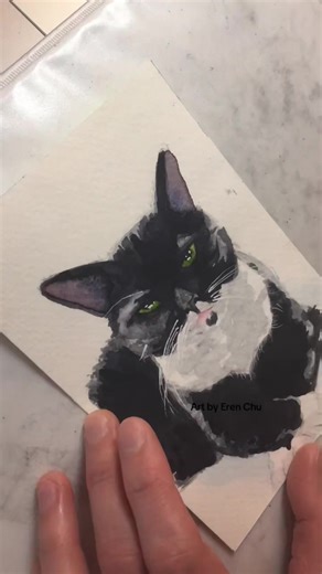 Mastering Cat Portraits Through Daily Watercolor Practice