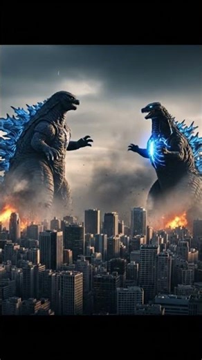 Godzilla fight with shin Godzilla vs Kong in city #godzilla #shin Godzilla #kong