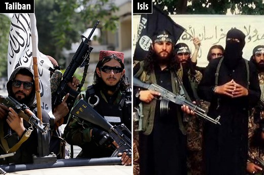 Are the Taliban and Isis on the same side?