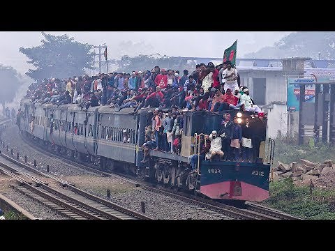Most Epic Overcrowded train of Bangladesh Railway- Bishwa Ijtema Monajat Special Train 2020