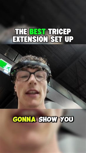 The best tricep extension setup??? #gym #gymtips #triceps #armday