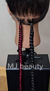 Hair tutorial:- #Bradin #tutobraid #viralreelfbpage #hairtutorial | MJ beauty