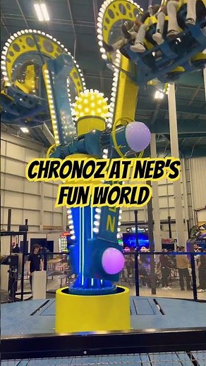 North America’s first Zamperla ChronoZ at NEB’s Fun World 💫 #zamperla #amusementpark