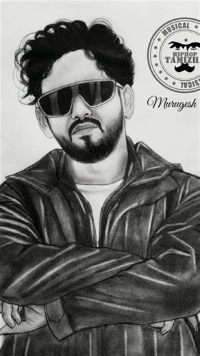 Hip hop Tamizha drawing like and subscribe ❤️❤️❤️❤️ iii