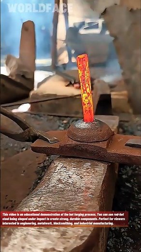 Hot Forging Process – Red-Hot Steel Shaping Tutorial