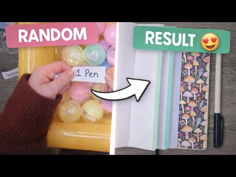 Can I make a bullet journal spread using only ONE pen?...