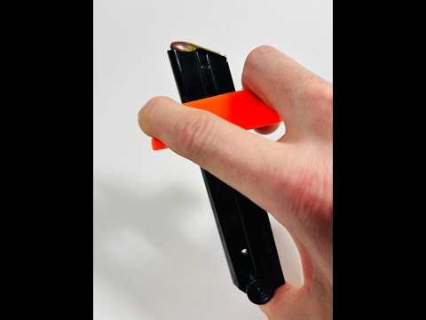 Luger P08 Speedloader - 8 round 9mm mag loading - 1st method