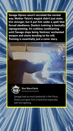 Dooku conditions Savage with Sith ‘training’ #starwars #starwarsfacts #lore #shorts