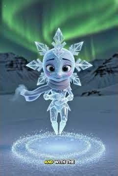 The Snowflake Who Was Afraid to Fall ❄️✨ | Magical Iceland Story