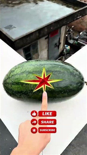 Experiment_ Will a watermelon explode if rolled off a high-rise building_ 🍉💥 _watermelon