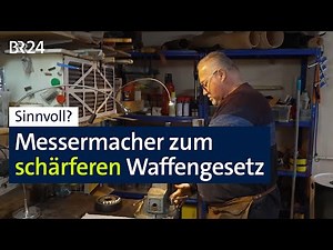 Stricter gun laws: Knife makers fear for their craft | Abendschau | BR24