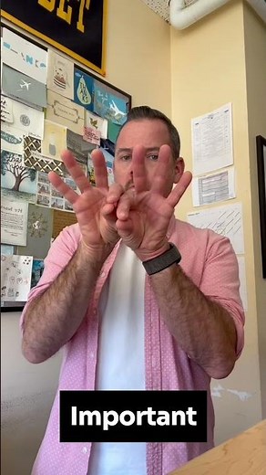 How to Sign "Important" in ASL