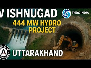 Inside Vishnugad 444 MW Hydro Project | THDC India Ltd | Engineering Marvel of Uttarakhand