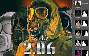 Exr-IO v2.06 - PhotoshopでOpenEXRファイルを効率的に読み書きが出来る無料プラグイン！多くの改善が施されたアップデートがリリース！