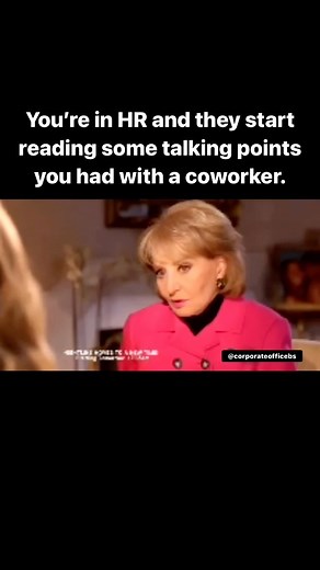 HR needs to chill. #barbarawalters #mariahcarey #hr #hrmemes #office #officememes #officereels #officehumor #work #workreels #workhumor #workreels | Corporate Office BS