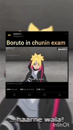 Boruto chunin exam aura #naruto #anime #kakashi #boruto