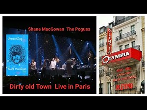 Shane MacGowan-The Pogues-Dirty Old Town-sing-along on-screen lyrics