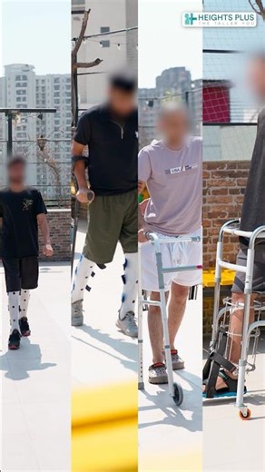 At Different Stages of Healing🦿 Walking With Frame ➝ 🚶‍♂️Walking Without Frame