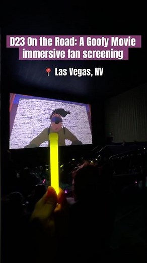 D23 On The Road: A Goofy Movie immersive fan screening in Las Vegas