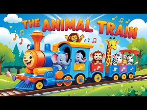 🚂 The Animal Train Song for Children | Learn & Sing with Animals 🎵