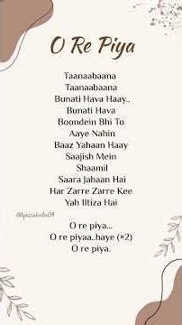 O re piya lyrics #lyrics #song #songslyrics #orepiyasong #music #rahtfatehalikhan #lyricsvideo