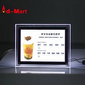 [Hot Item] LED Slim Light Box Thin Backlit Display for Retail Store Signage