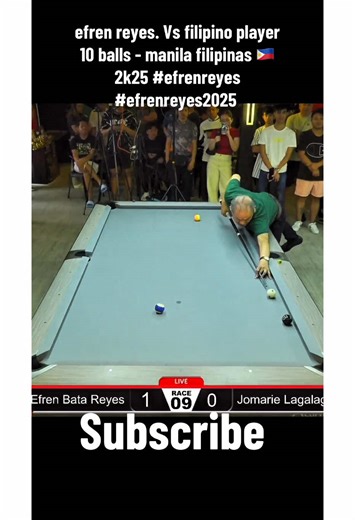 Efren Reyes vs Filipino Player: 10 Ball Highlights