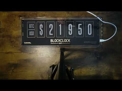 Live Bitcoin Ticker on Your Desk: BlockClock Mini Setup & Review