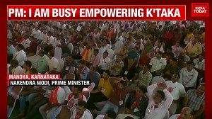 PM Modi launched a scathing attack on Congress while addressing a rally in Karnataka's Mandya. #Karnataka #Mandya #News | India Today