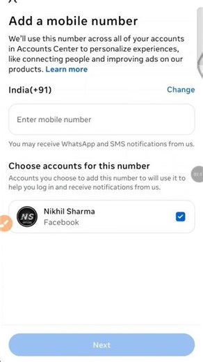 How To Change Mobile Number On Facebook | facebook me mobile number kaise add kare .