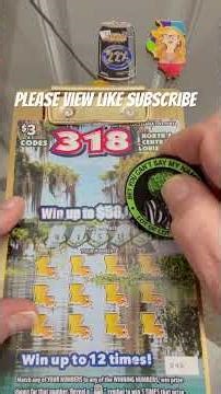 #Area code 318 #scratch off ticket #LouisianaLottery