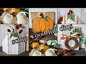 *NEW* Fall DIYs Using Scrap Wood! | Fall DIY Projects | Scrap Wood DIYs