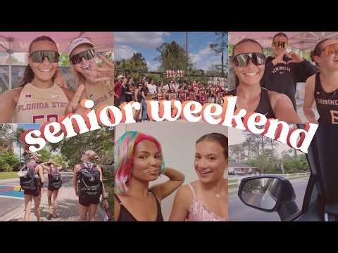 SENIOR WEEKEND VLOG - gameday | wig party | senior celebration 🥹