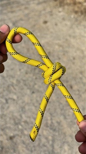 A Slip Knot Step By Step Tutorial ! #knot #lifeskills #rope #diy