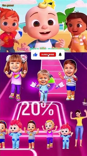 Bebefinn Pinkfong 🥳 -Bebefinn Scary Boss.. dance-Tiles Hop🥳