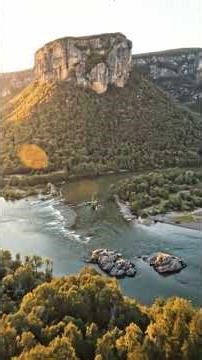 Flying Like a Bird | Epic Drone Flight Down Cliffs to Forest & River